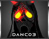 Ghost face fire black
