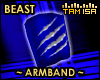 !T Blue Beast Armband