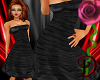 [D] Black Striped Dress