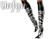 V| Zebra Stiletto Boots