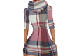 FESTIVE PLAID DRESS