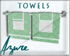 *A* Lime Bathroom Towels