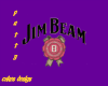 jim beam logo sticker