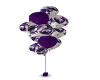 purple rose balloons
