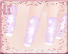 |H| Xmas Nails Lilac