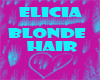 alicia blonde hair