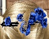 Blue Roses w/ Black