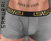 #S Greca Boxer #Grey