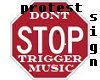 protest music sign