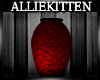 (AK)Red vase