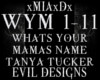 [M]WHATS YOUR MAMAS NAME