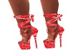 Chinese Red Dragon Heels