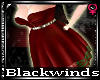 BW| Red Bridesmaid Dress