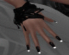 Gloves + Nails Black