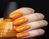 W-Orange nails&small han