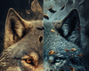 Wolf Cutout Animed