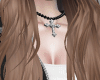 Crucifix pearl necklace