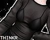 Black Sheer Top