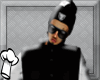 Blk Puff Vest W/Pose