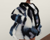 bluenblk strp fur jacket