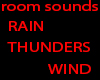 RAIN THUNDER WIND SOUNDS