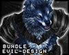#Evil Blue Werewolf Top