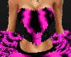 *Furry Pink Rave Top