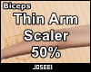 Thin Arm Scaler 50%
