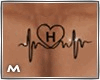 H pulse tattoo