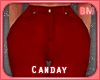 ❥Rihanna Red Jeans