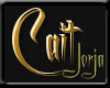 Cait Gold Name Sticker