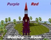 purple/red wedding