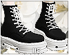 R. pastel boots black
