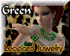 MS Leopard Jewelry Green