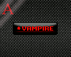 Vampire Sticker Black
