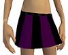 purple/blk lined skirt