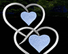 Wedding Hearts Soft Blue