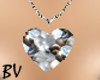 BV Heart Pendant Pearls