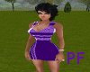 PF Purple plaid dress