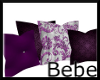 Le Moulin Purple Pillows