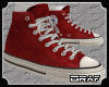♛ Red Converse