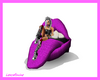 LXF Lick couch pink