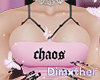 X. Chaos Pink Top
