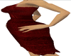 Maroon Frilled Dress