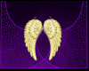 ~Diva~Golden Wings Earri