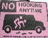 No hooking up poster