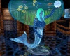Blue Mermaid Lamp