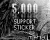 mik™5k Support|Sticker