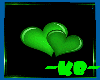 ~KB~ Hearts Deco (Green)