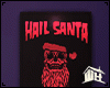 Animated Neon Hail Santa